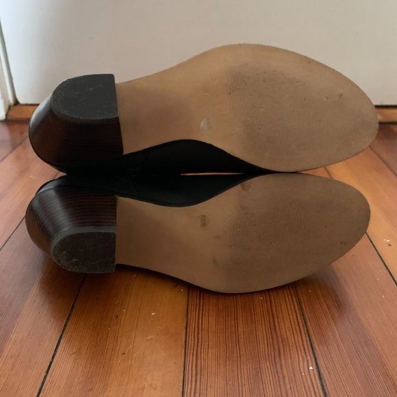 Julianne Hough for Sole Society Idelle Bootie, black leather, size 9.5, EUC - Picture 9 of 12